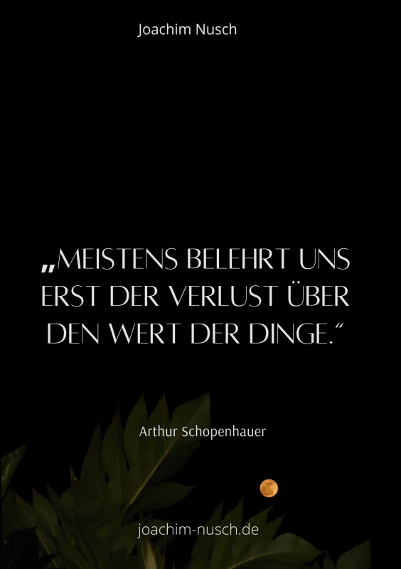 Über den Verlust